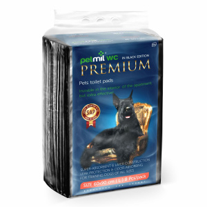Petmil WC Premium black 60х90 15 pcs.