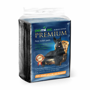 Petmil WC Premium black 60х60 15 pcs.