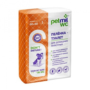 Petmil WC 60х60 5 pcs.