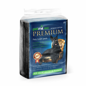 Petmil WC Premium black 60х40 10 pcs.