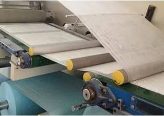 Production of disposable diapers