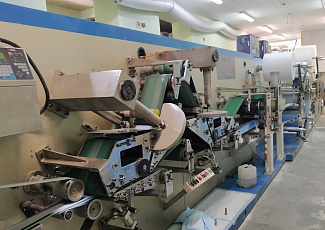 Production of disposable diapers