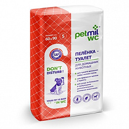 Petmil WC 60х90 5 pcs.