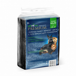 Petmil WC Premium black 60х40 10 pcs.